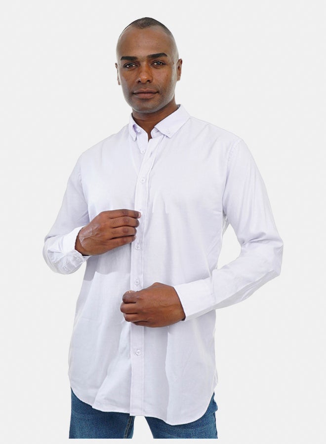 FIRE WOOD FireWood Long Sleeve Shirt  For Men- Light Purple - Image 2